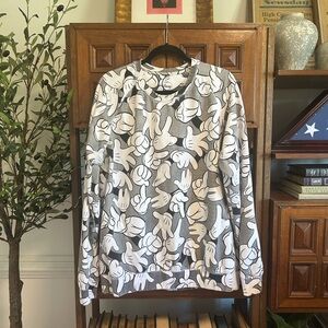 Disney Black and White Graphic Sweatshirt